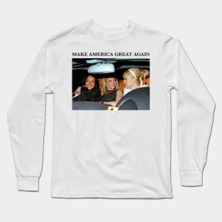Make America great again Paris Lindsay Britney car Long Sleeve T-Shirt